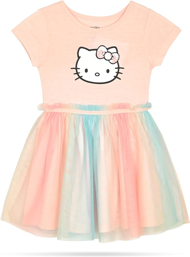 Hello Kitty Girls & Toddlers Tutu Dress - Pink Dogwood lolkidz Hello Kitty Girls & Toddlers Tutu Dress - Pink Dogwood lolkidz