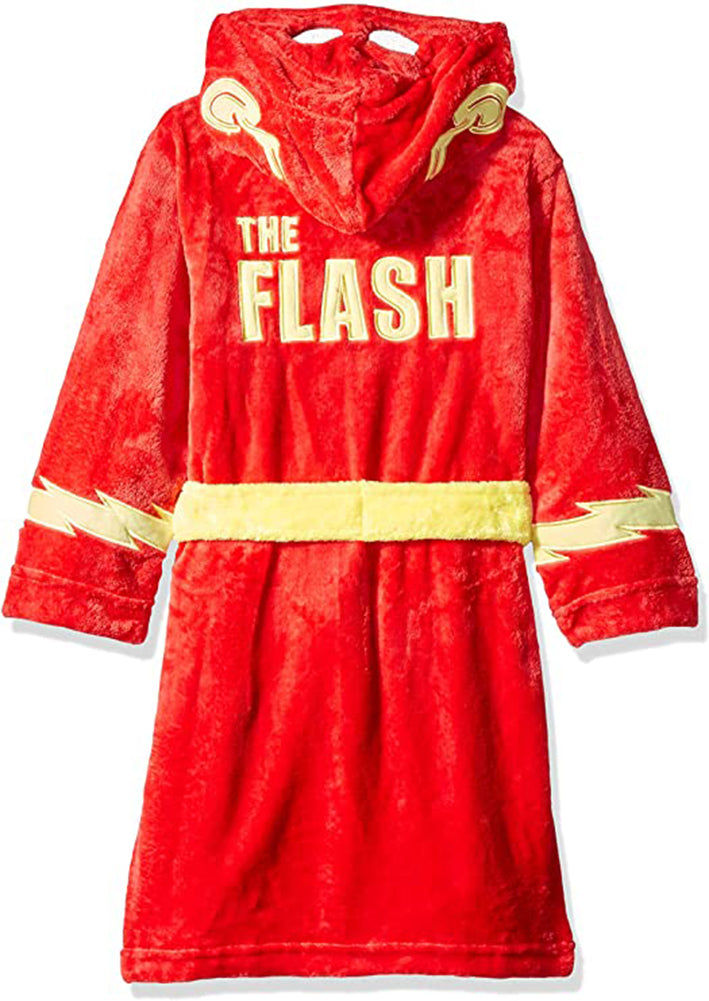 DC Comics Boys' Superhero Plush Velvet Fleece Robe