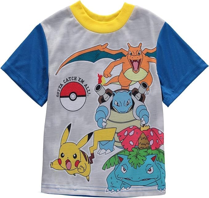 Pokemon Boys' Pajama Set - Yellow