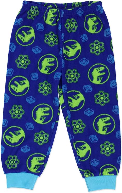 LEGO Jurassic World Boys' 2-Piece Pajama Set - Navy Blue