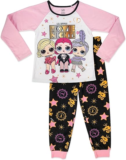 L.O.L. Surprise! Girls' Cozy Long Sleeve Pajama Set - Pink