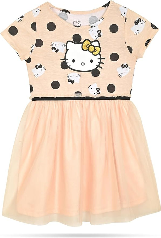 Hello Kitty Girls & Toddlers Tutu Dress - Peach