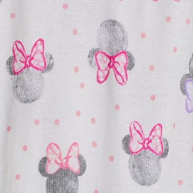 Disney Baby Girls' 4-Piece Cotton Pajama Set - Minnie Bow