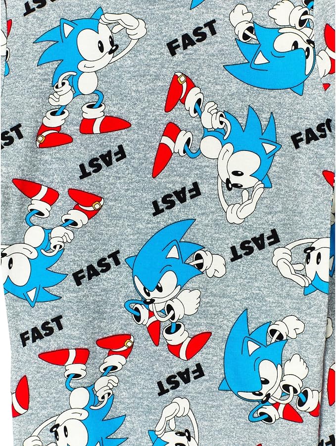 Sonic the Hedgehog Boys' Pajama Set - Grey