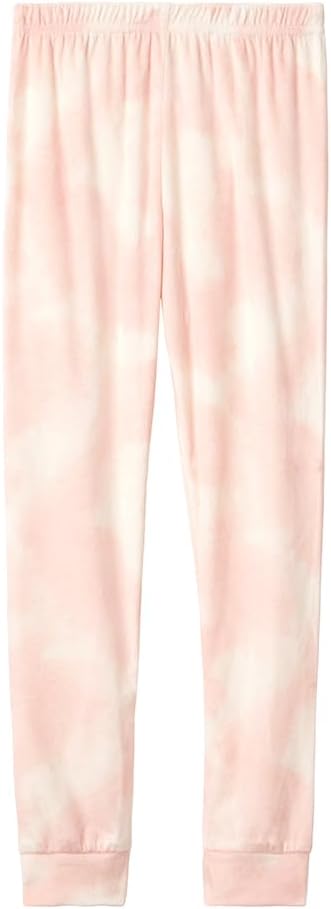 Squishmallows Girls’ 4-Piece Long Sleeve Pajama Set - Ivory/Pink