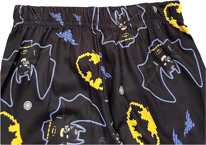 LEGO Batman Boys' Pajama Set - Black/Blue I am the Night