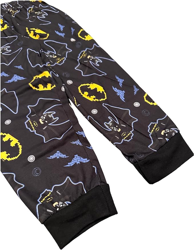 LEGO Batman Boys' Pajama Set - Black/Blue I am the Night