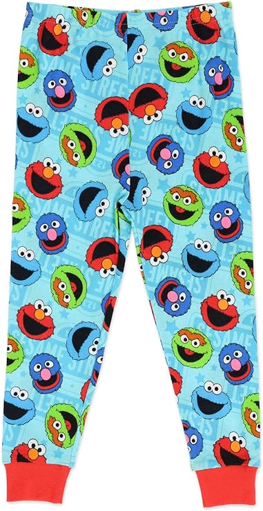 Sesame Street 2-Piece Pajama Set with Slippers - Turquoise