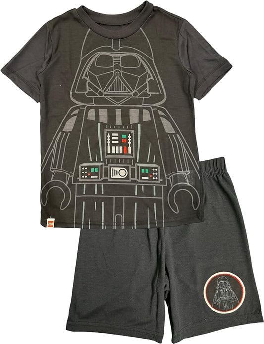 LEGO Star Wars Boys' Shorts Set - Black Darth Vader Suit