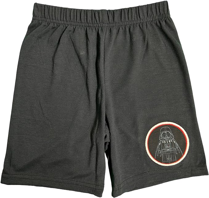 LEGO Star Wars Boys' Shorts Set - Black Darth Vader Suit