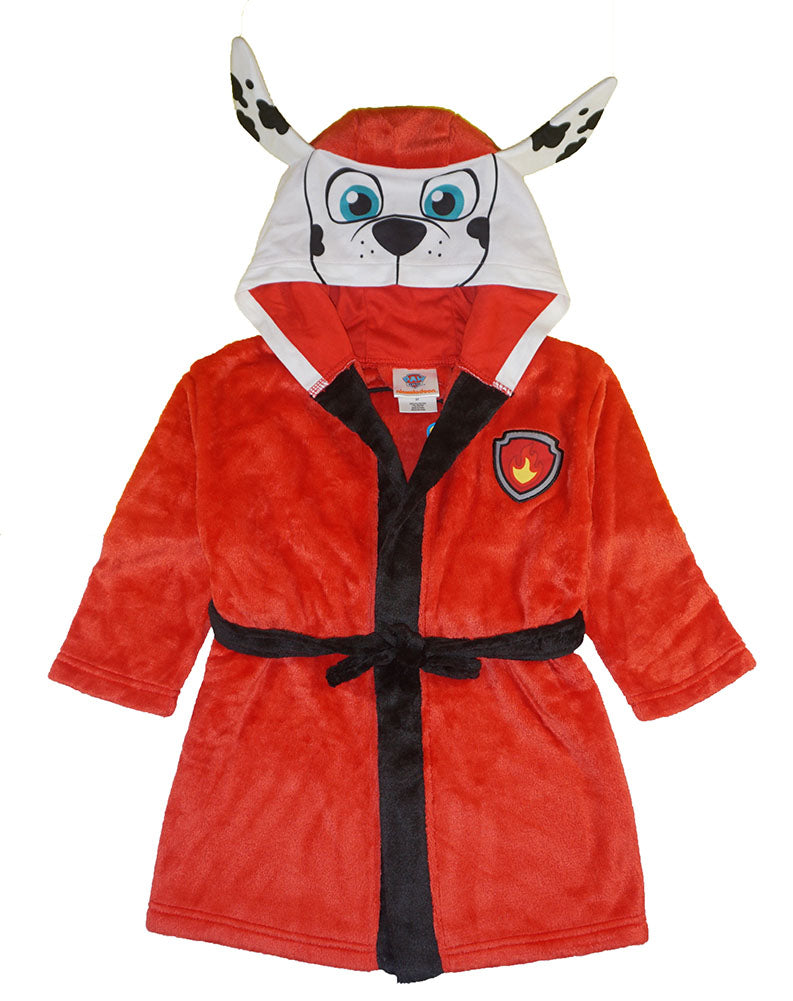 Paw Patrol Nickelodeon Boys' Toddler 3D Plush Marshall Robe