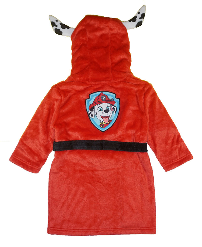 Paw Patrol Nickelodeon Boys' Toddler 3D Plush Marshall Robe