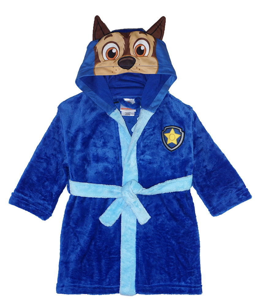 Paw Patrol Nickelodeon Boys' Toddler 3D Plush Chase Robe